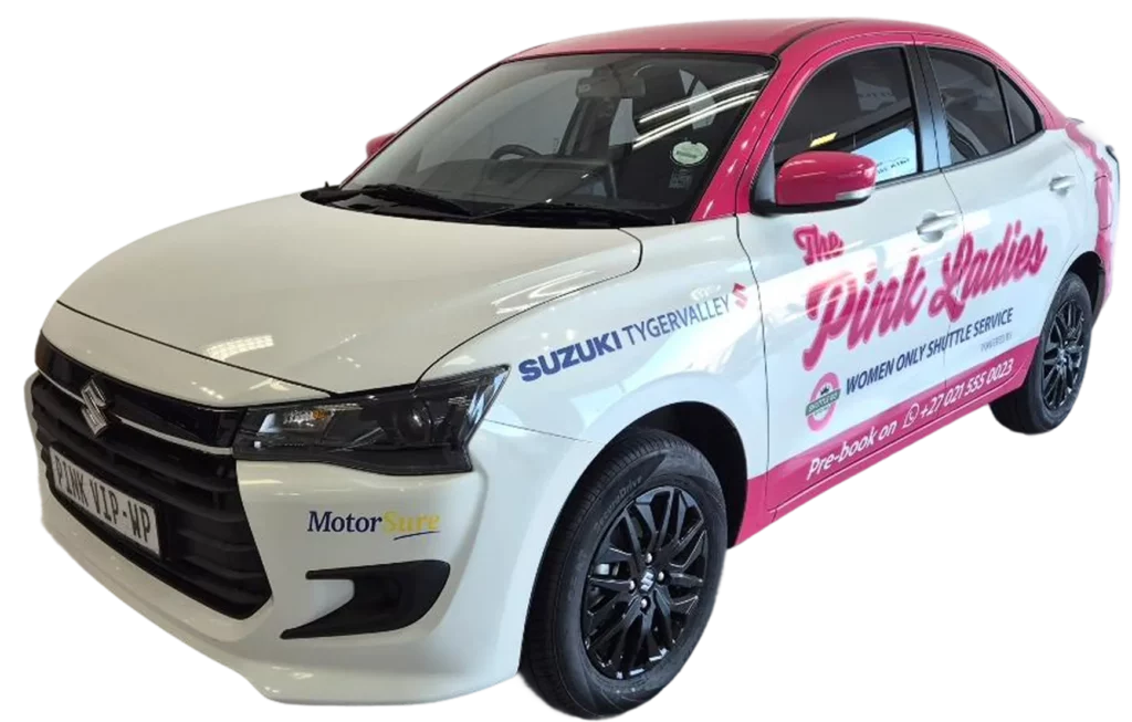 Shuttle GO Pink Ladies woman-only shuttle service in Cape Town